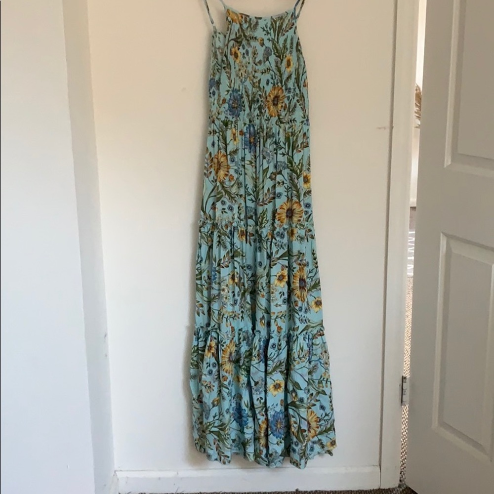 Flowing Floral Maxi Dress